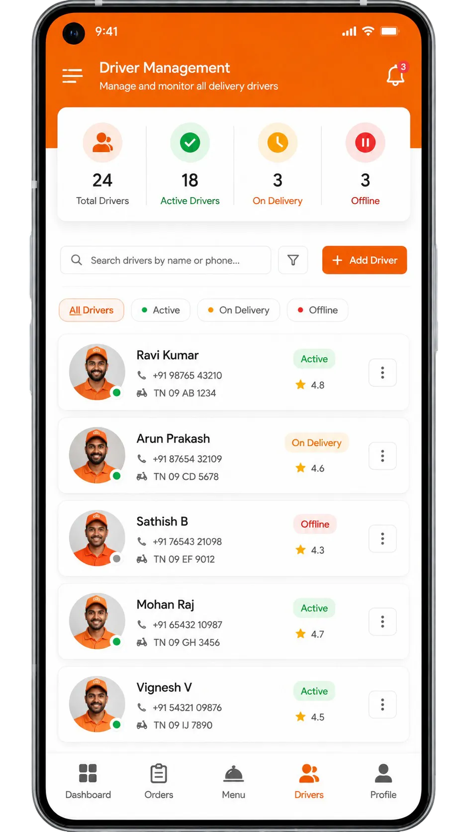 food panda admin panel