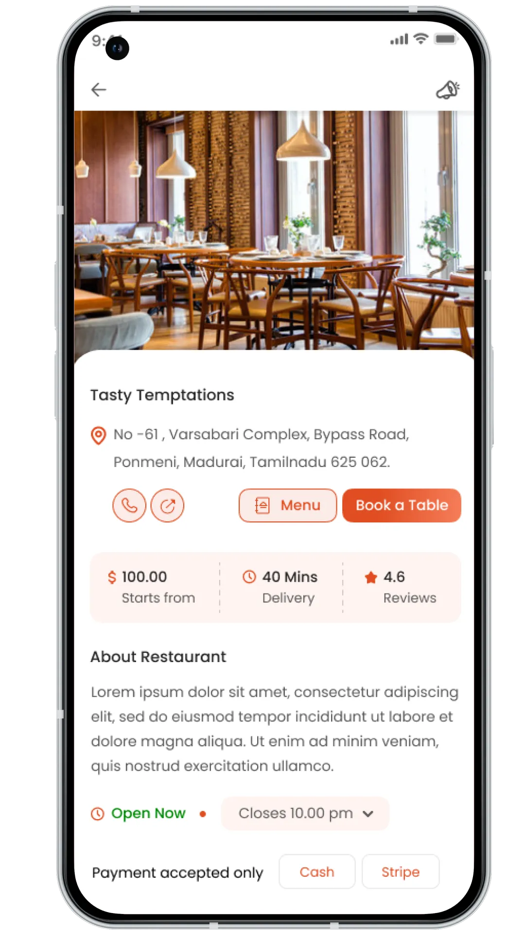 Grubhub Clone -Restaurant-app