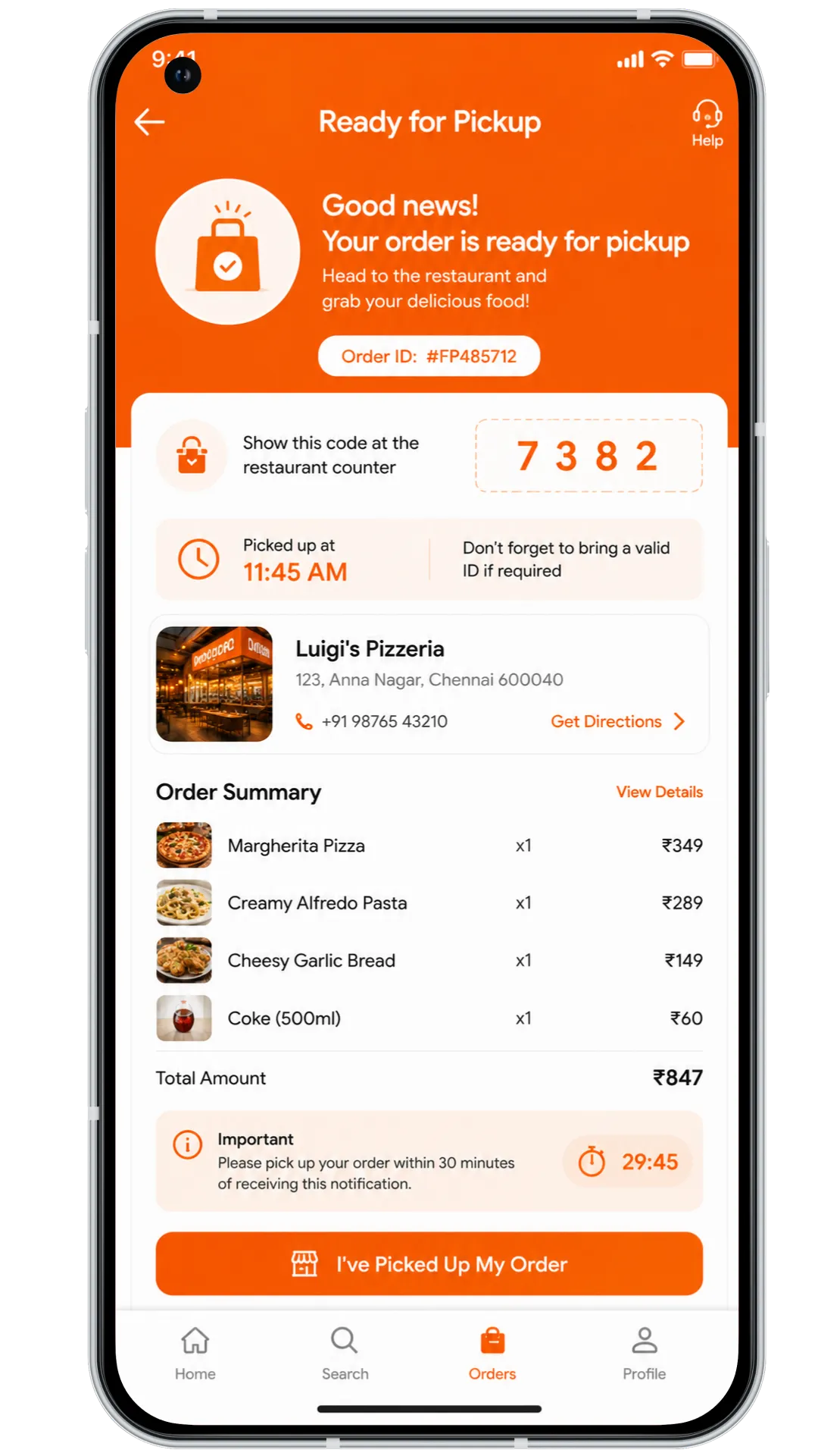 food panda Restaurant panel