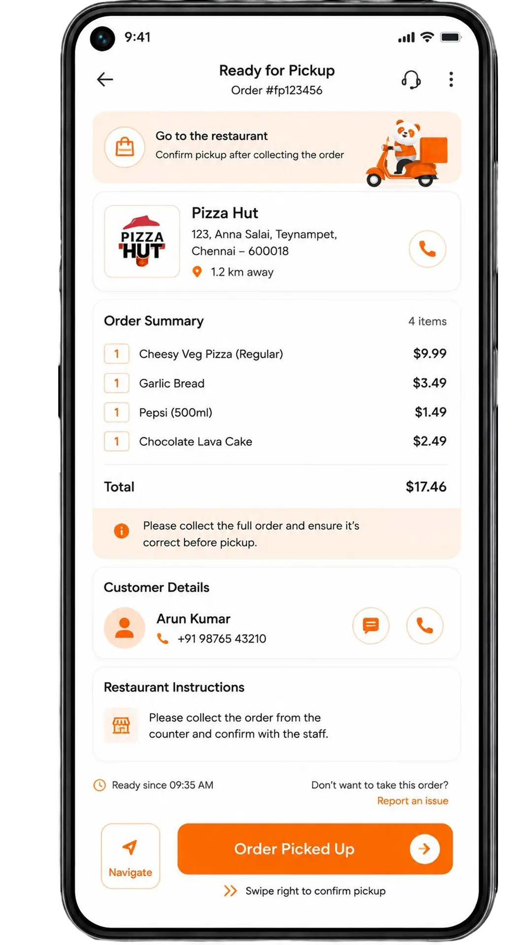 food panda delivery clone app