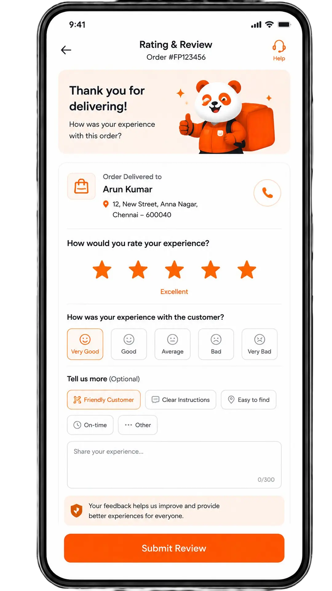 food panda delivery clone app