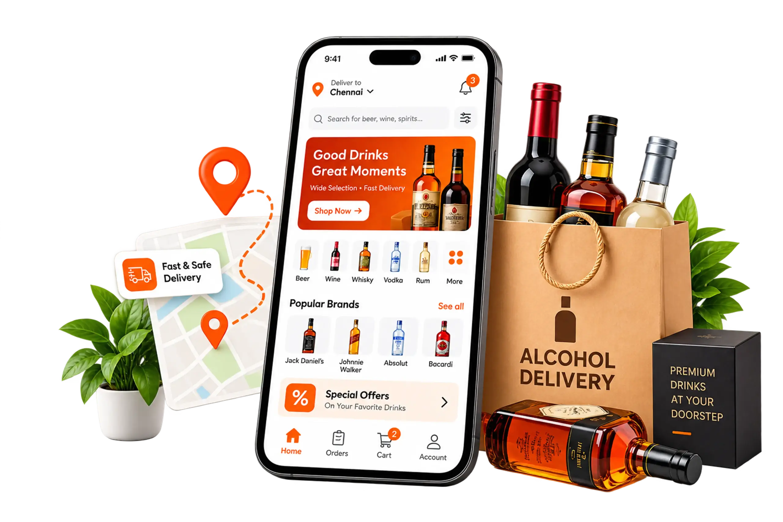 Top 3 Alcohol Delivery Clone Apps to Level Up Your Business