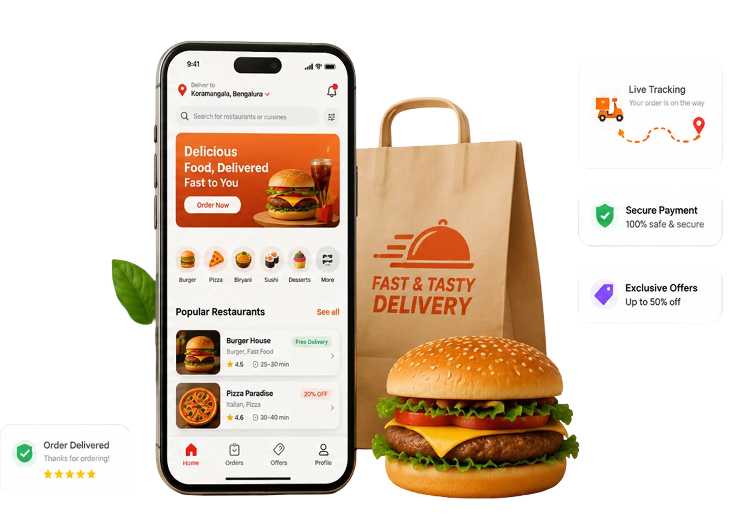 White Label Food Delivery App for Restaurants & Food Startups