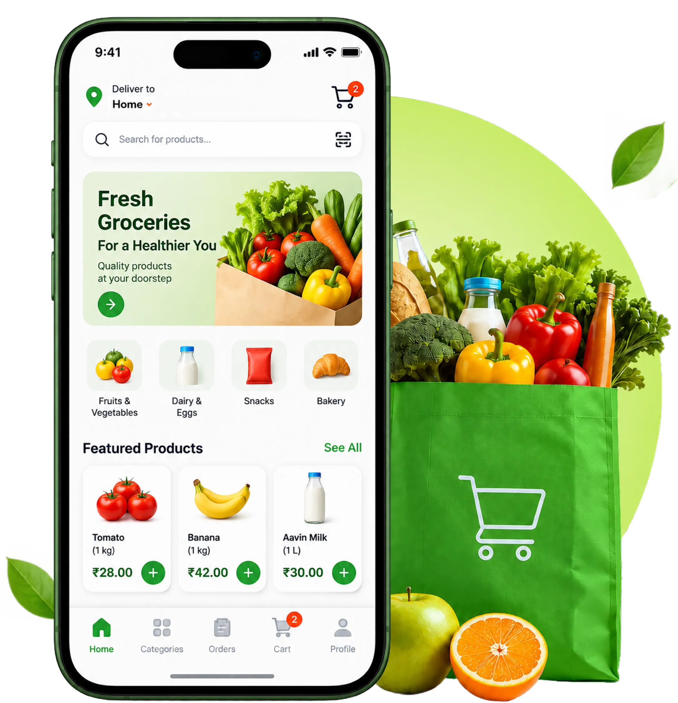 Grocery Delivery App Development
