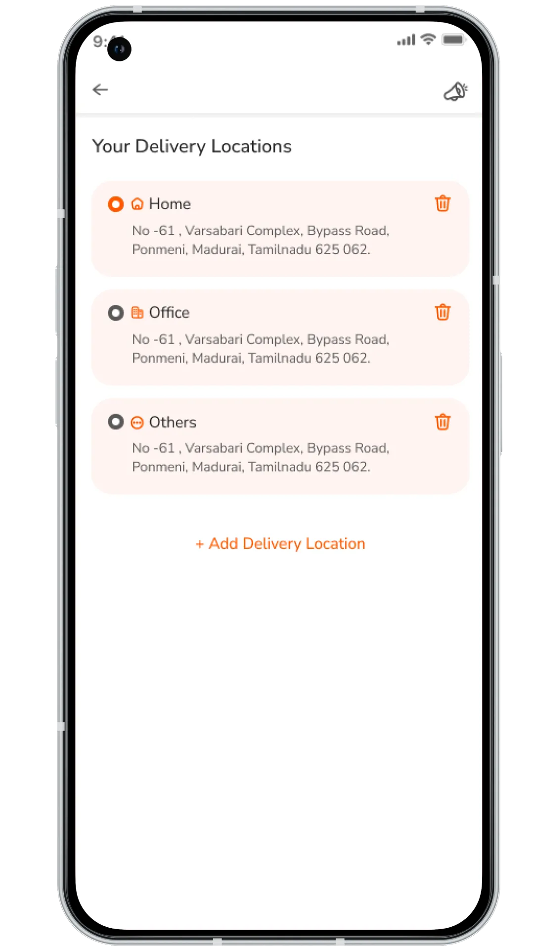 justeat clone delivery partner app