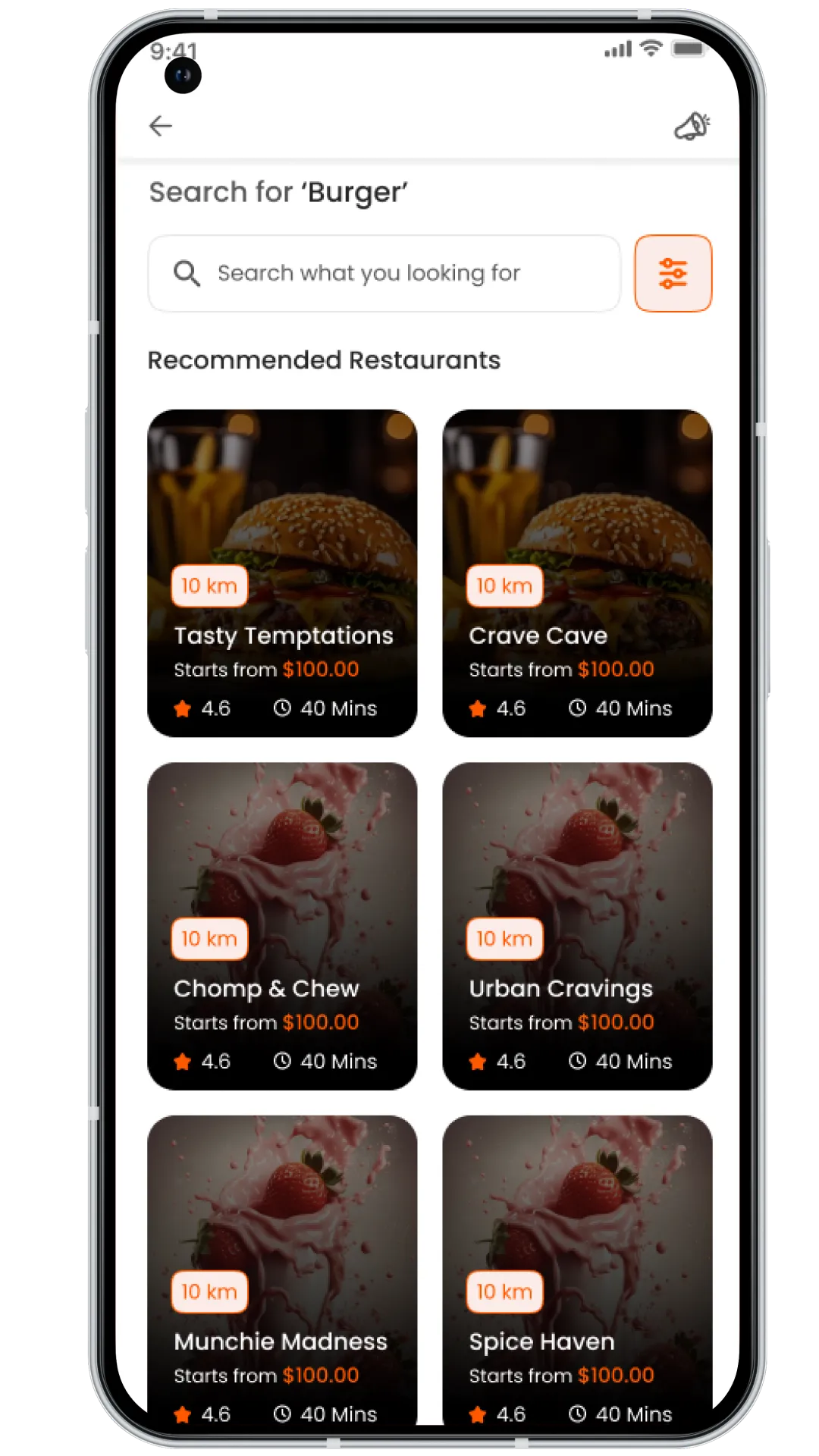 justeat clone Restaurant app