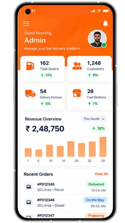 Fuel Delivery admin