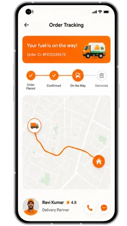 Fuel Delivery customer