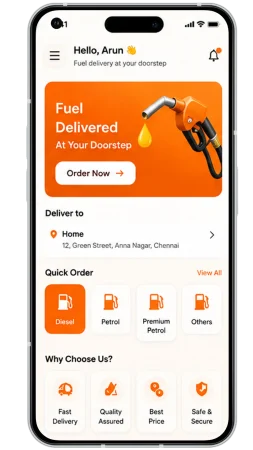 Fuel Delivery customer