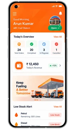 Fuel Delivery shop owner