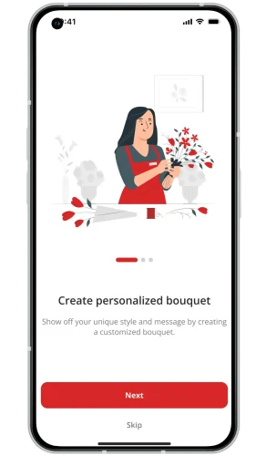 flower-delivery Customer app