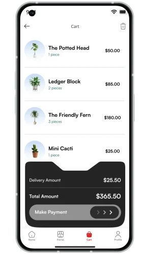 flower-delivery Customer app